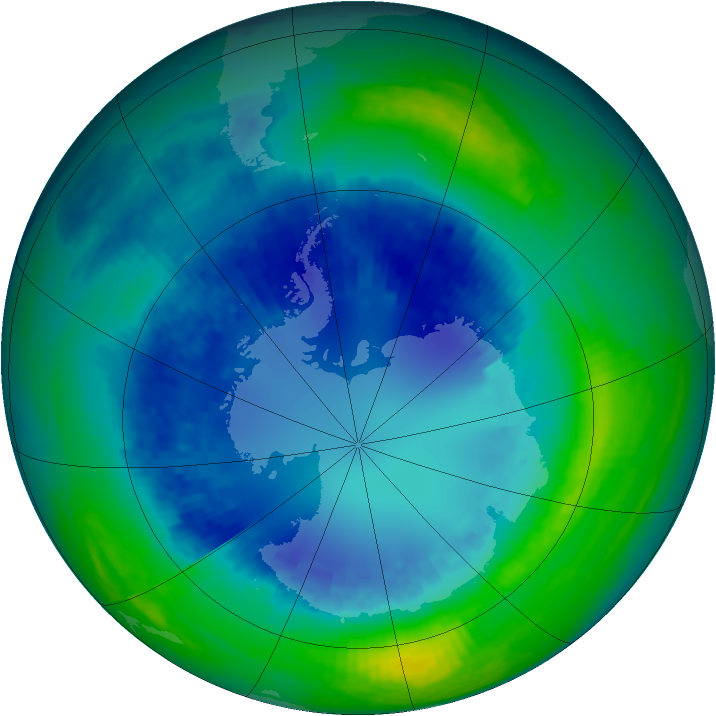 Ozone Map 2004-08-26